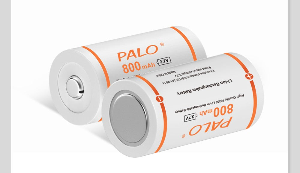 Batería recargable Original CR123A, 3,7 V, litio CR123 16340 16350 CR17345, bate